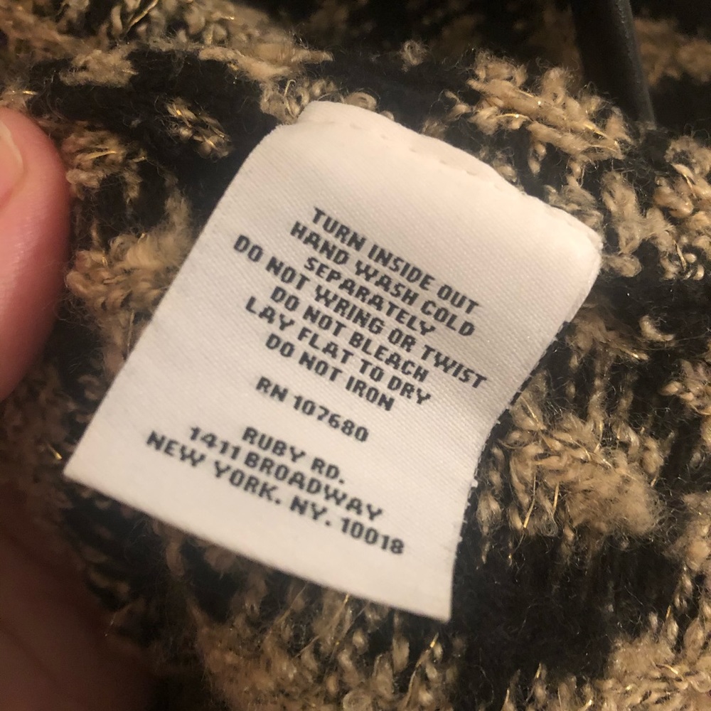 Ruby Rd. Leopard Print Cardigan W/ Leather Piping - image 5